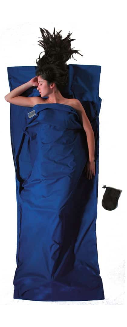 Wkładka do śpiwora Cocoon TravelSheet Cotton, kolor ultramarine blue