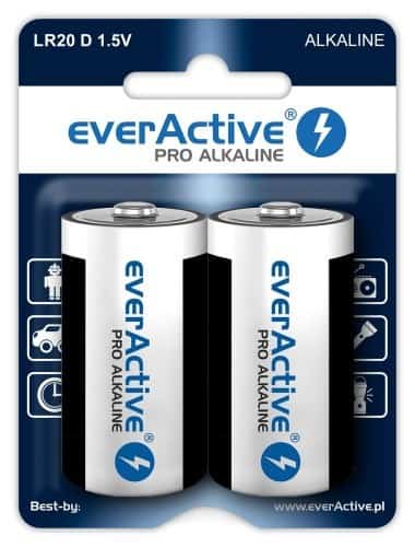 Zestaw baterii everActive EVLR20-PRO (x 2)
