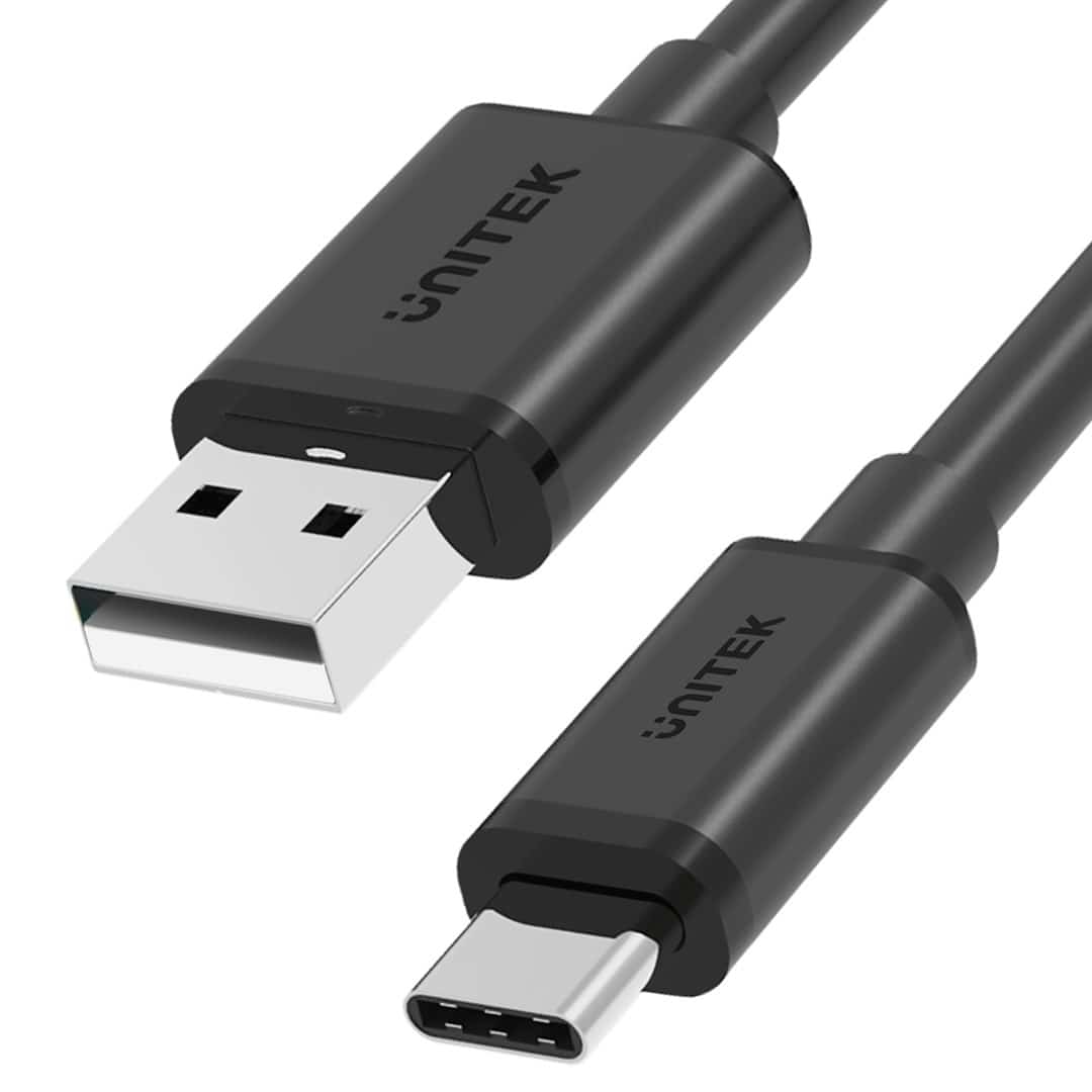 UNITEK KABEL USB-A — USB-C 50CM Y-C481BK