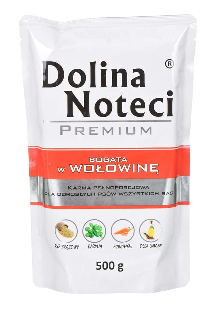 DOLINA NOTECI Premium wołowina - 500g mokra karma