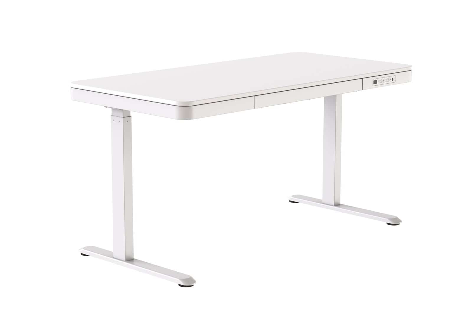 Activejet Biurko ET119W-C, białe, 140x70cm