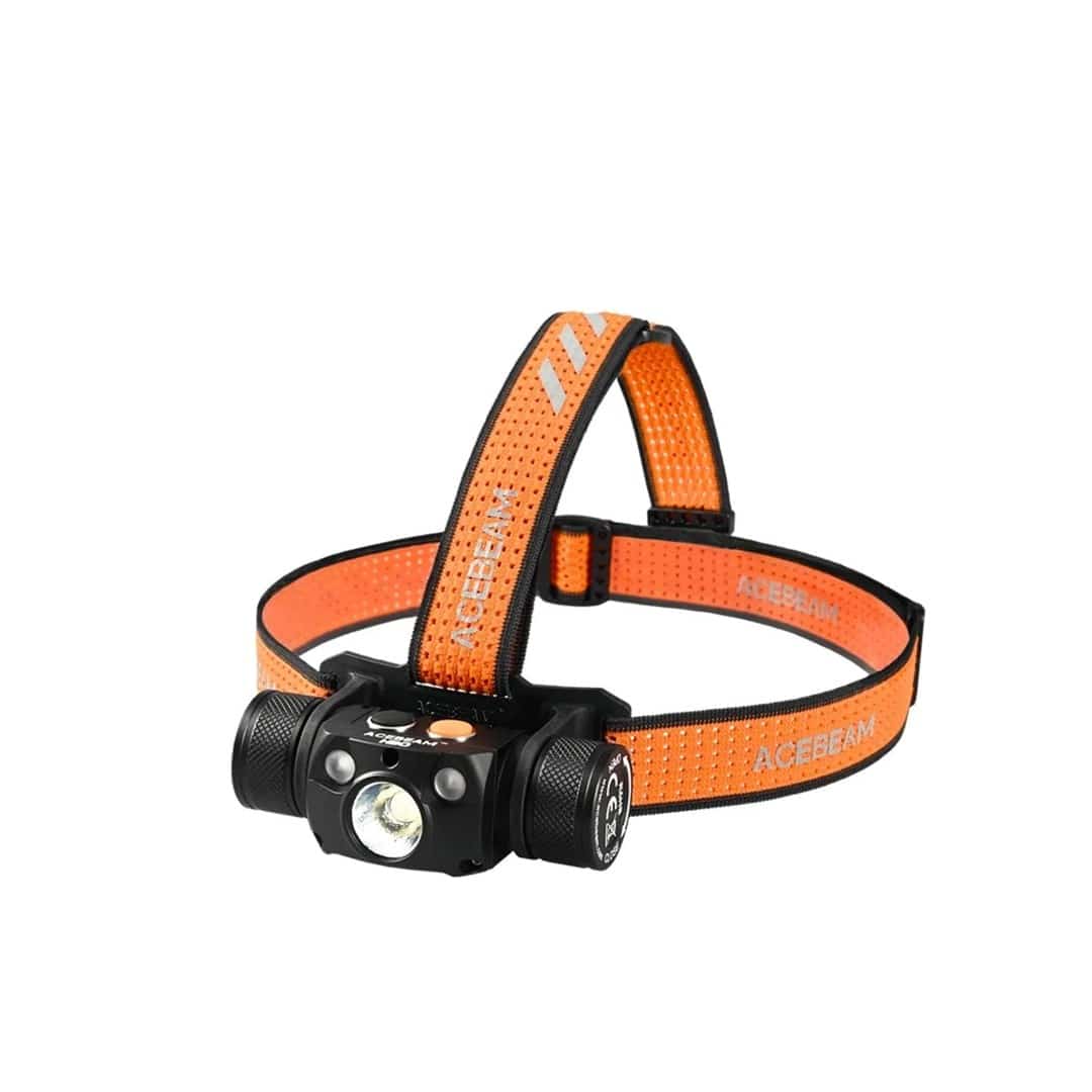 Latarka AceBeam H30 R+UV 6500K - Latarka Czołowa