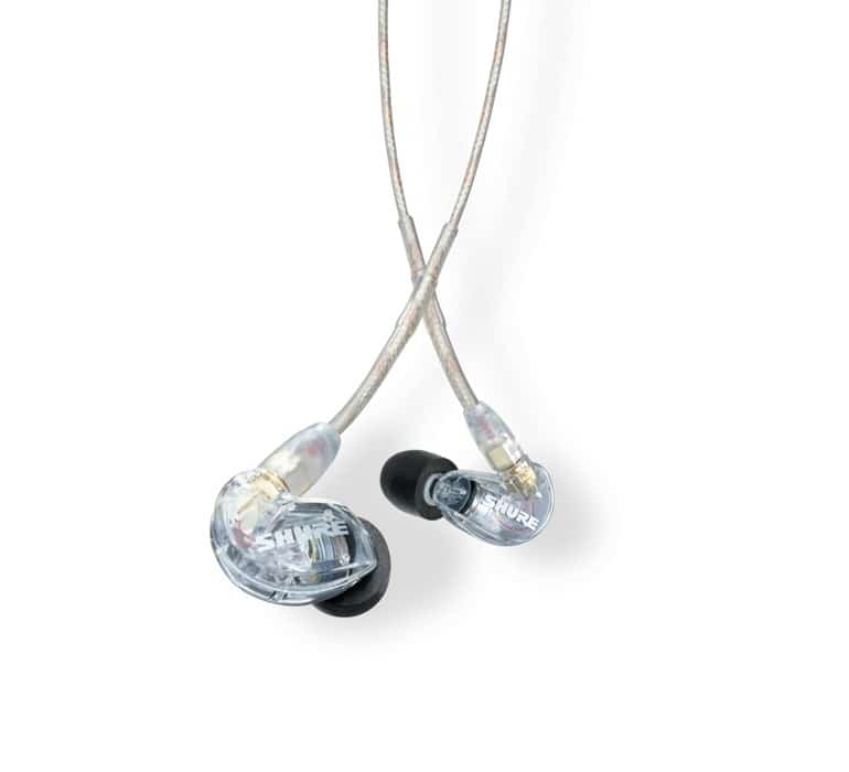 Shure SE215-CL-EFS - Słuchawki douszne, kabel odłączalny