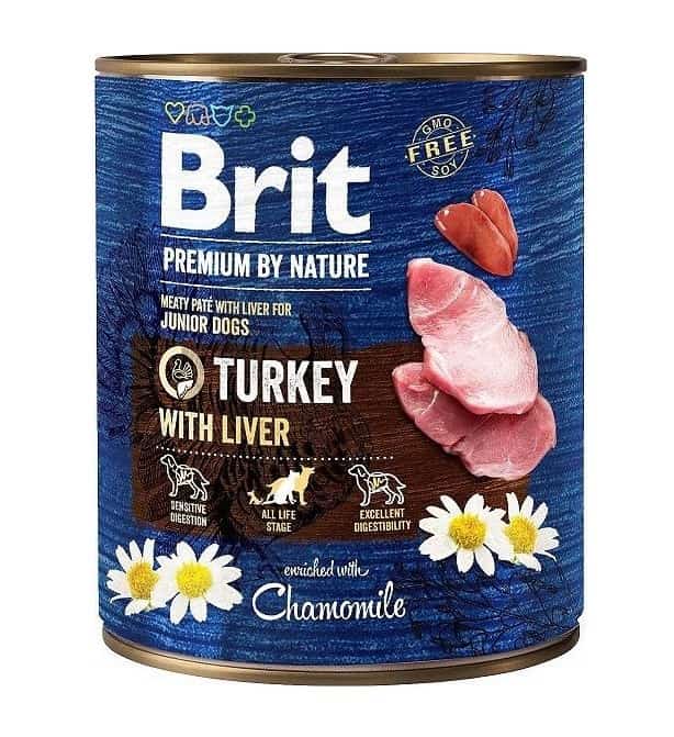 BRIT PREMIUM BY NATURE TURKEY&LIVER - 800g