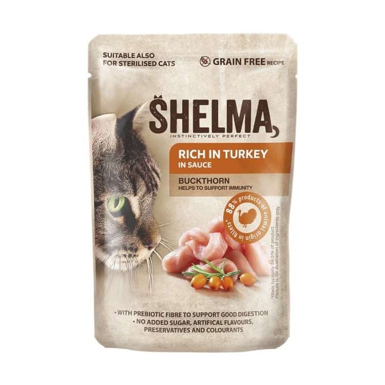 SHELMA saszetka - bezzbożowa karma dla kotów 85g