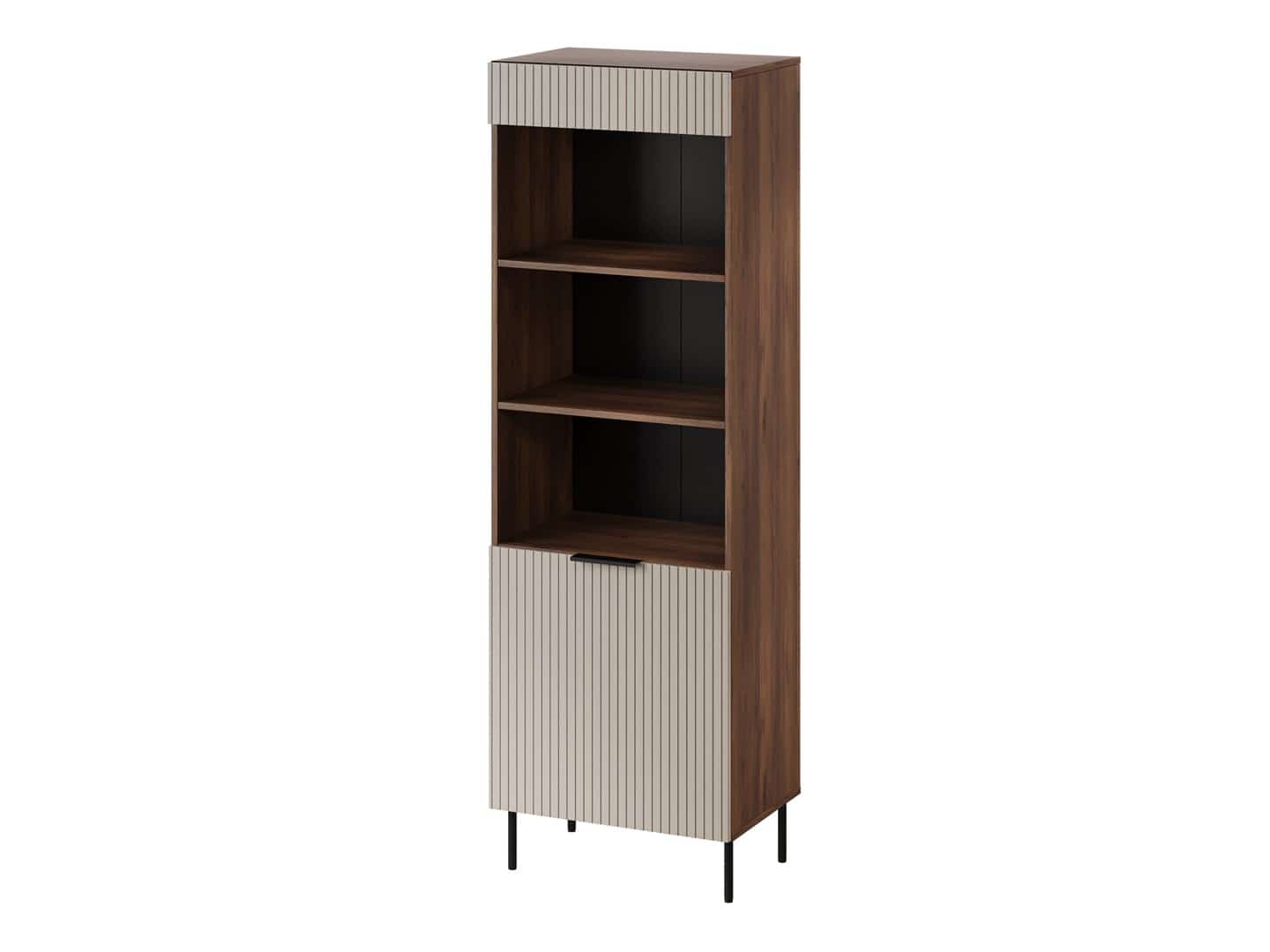 Regał 3 ALMERA 60x42x185 orzech/kaszmir
