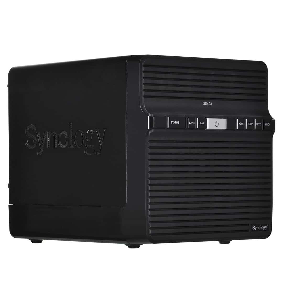 NAS Synology DS423; 4x 3.5" SATA HDD; 2GB DDR4