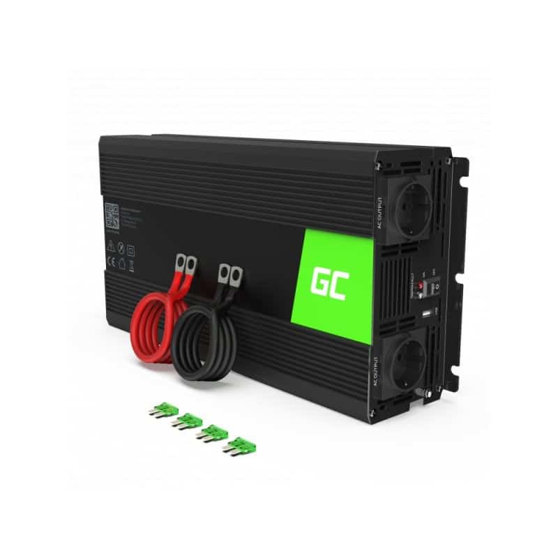 GREEN CELL PRZETWORNICA INV21 24V-230V 6000W CZYSTA SINUSOIDA