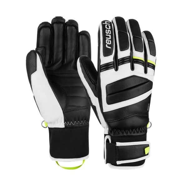 Rękawice narciarskie Reusch Master Pro 8.5, czarno-biało-źniowy