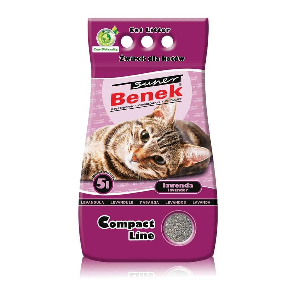 CERTECH Super Benek Compact Lawenda - Žwirek 5 l