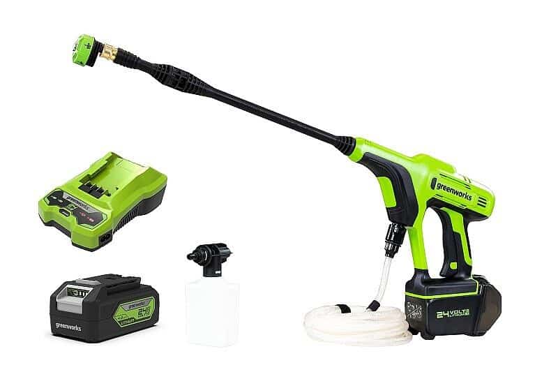GREENWORKS G24PWK4 - Myjka ciśnieniowa 4Ah Zielona