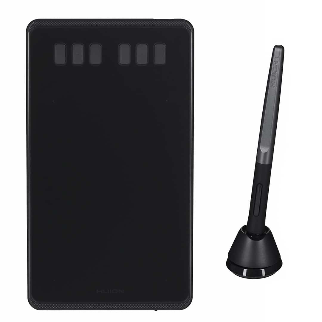 Tablet graficzny Huion H640P czarny 277g