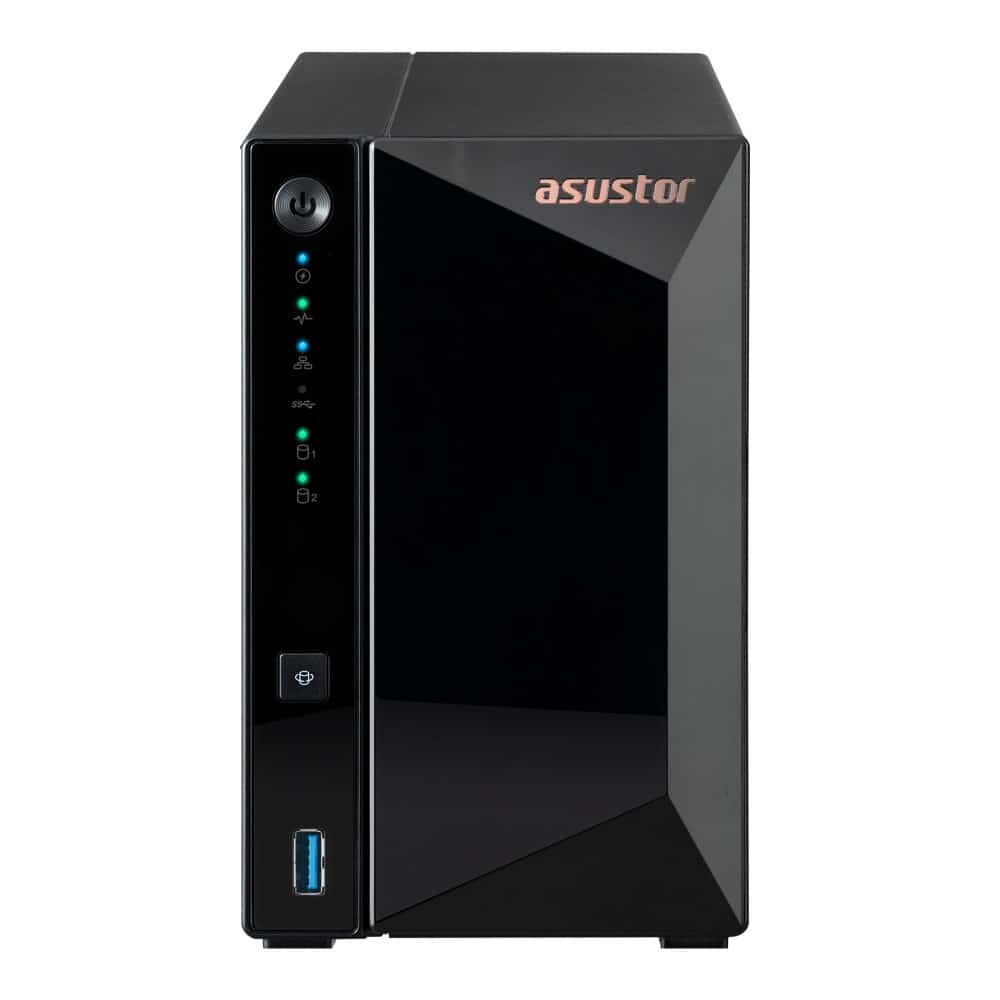 NAS Asustor AS3302T v2; 2 Porty Dyskiet; Procesor RTD1619B