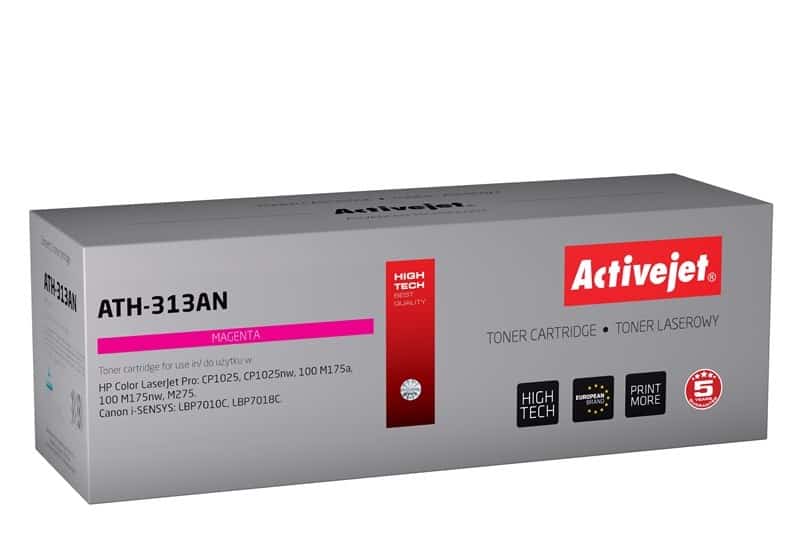Activejet ATH-313AN Toner Zamiennik Canon, HP 126A CRG-729M, CE313A