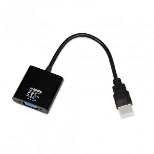 Adapter IBOX IAHV01 HDMI do VGA 1m czarny