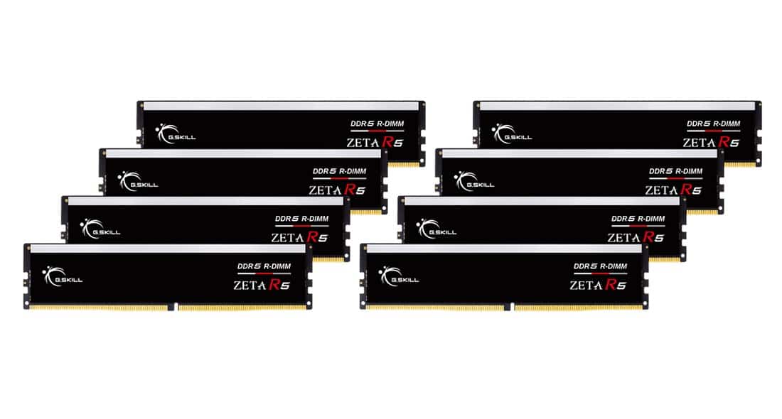 G.SKILL ZETA R5 DDR5 ECC 8x32GB 6000MHz
