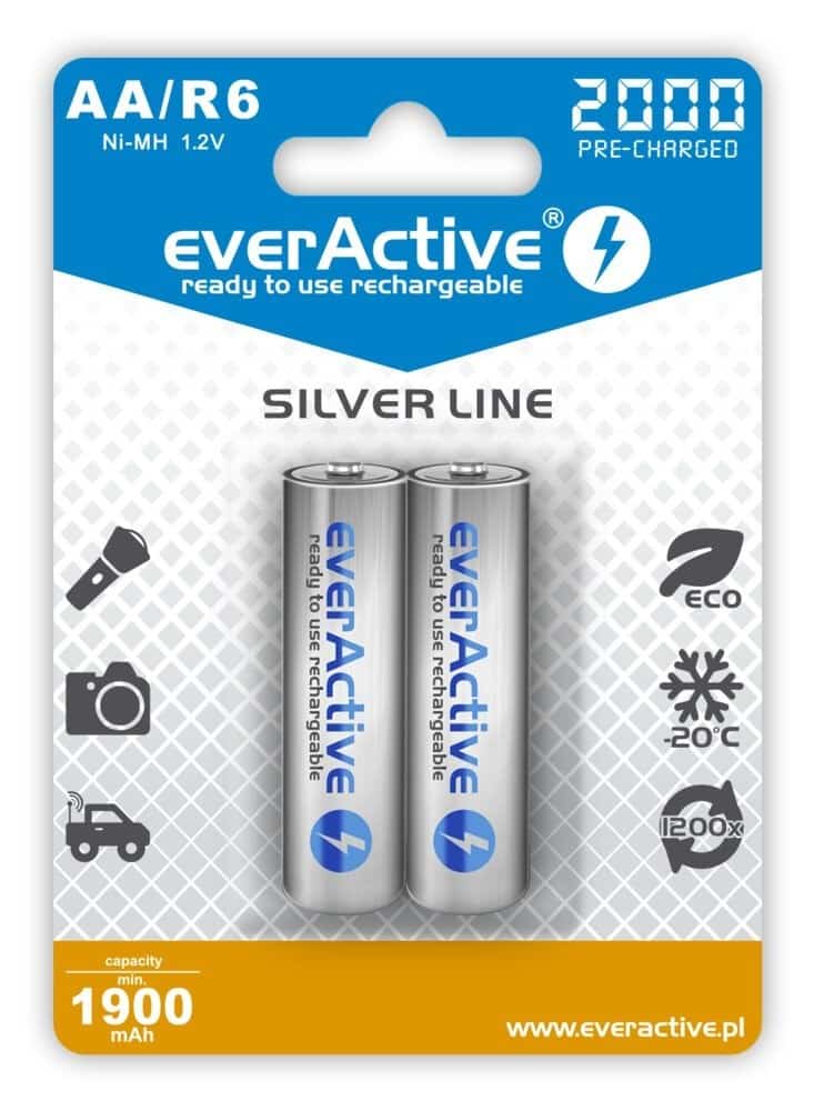 EVERACTIVE AKUMULATORKI AA 2000 MAH - 2 SZT
