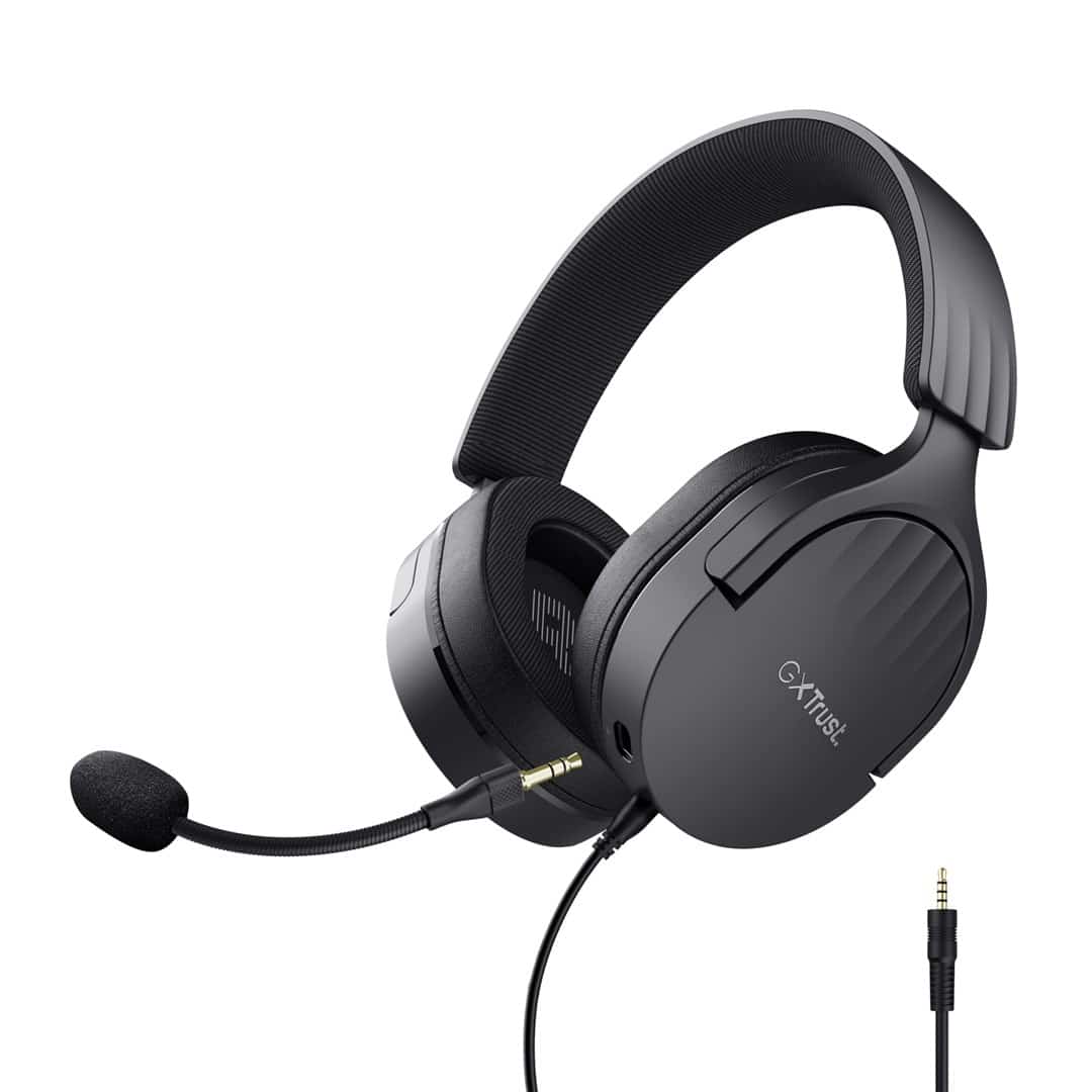 Słuchawki TRUST GXT489 FAYZO HEADSET BLK 85% recyklingu