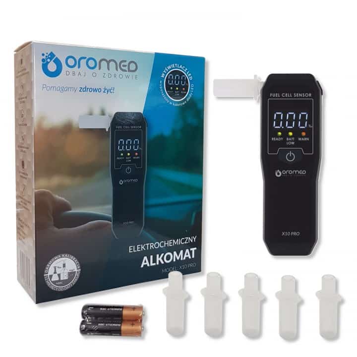 Alkomat OroMed X10 PRO - Bezdotykowy