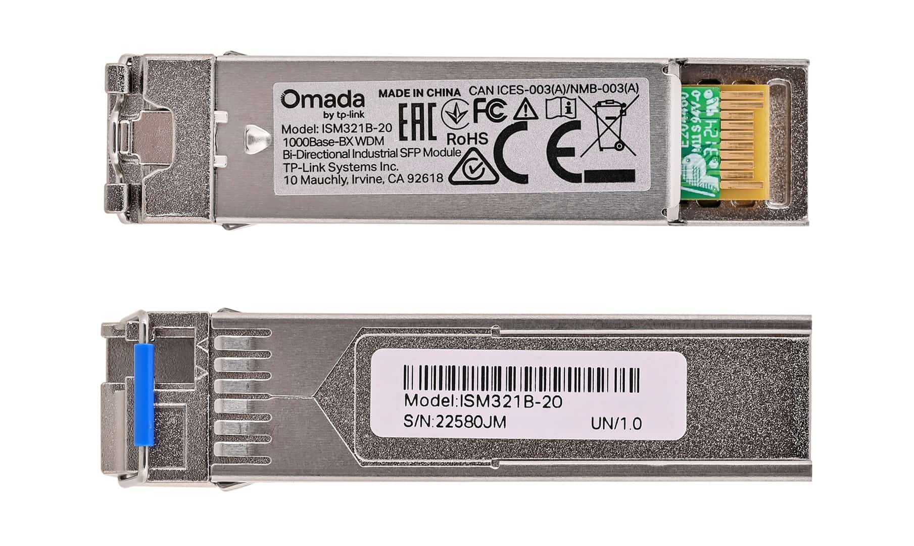 TP-LINK ISM321B-20 Konwerter Hot-swap Szary