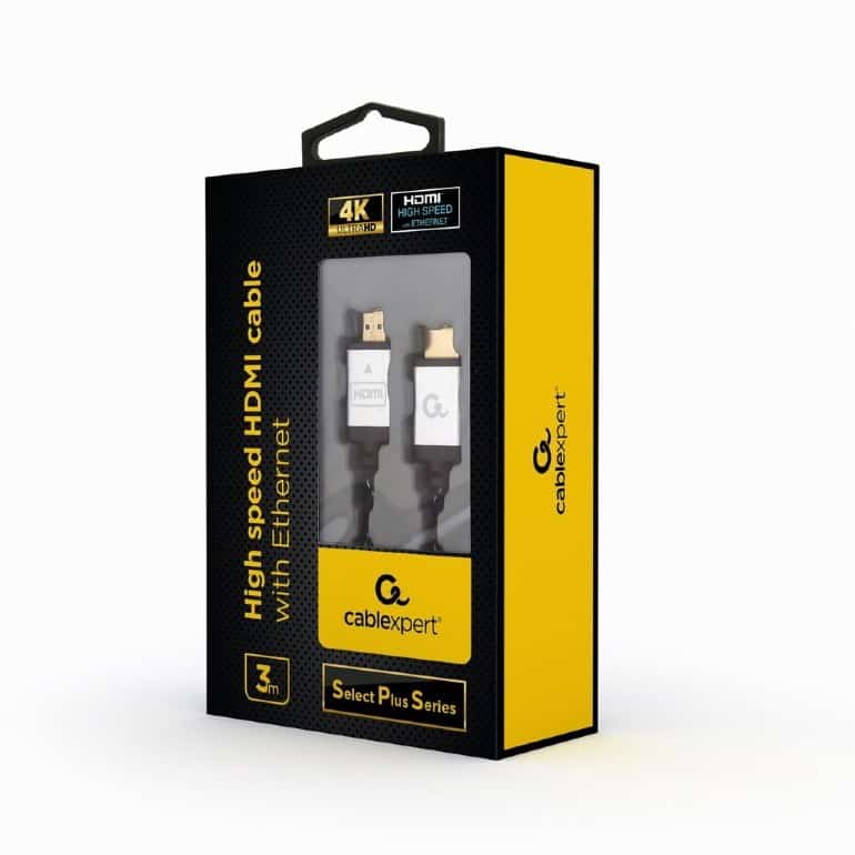 Kabel HDMI Gembird Select Plus CCB-HDMIL-3M, 3m, czarny
