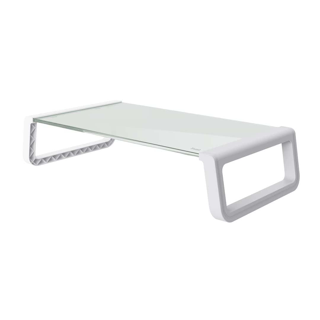 Podstawka pod monitor TRUST MONTA GLASS MONITOR STAND WHT, 100x200x500mm, 10kg
