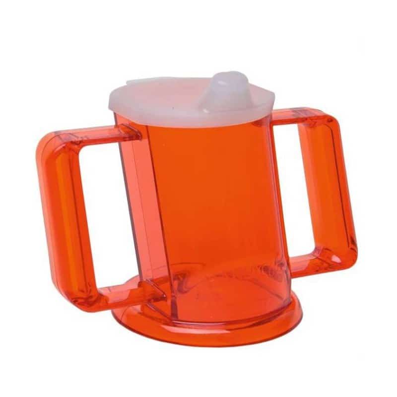 Kubek dla niepełnosprawnego czerwony 250ml