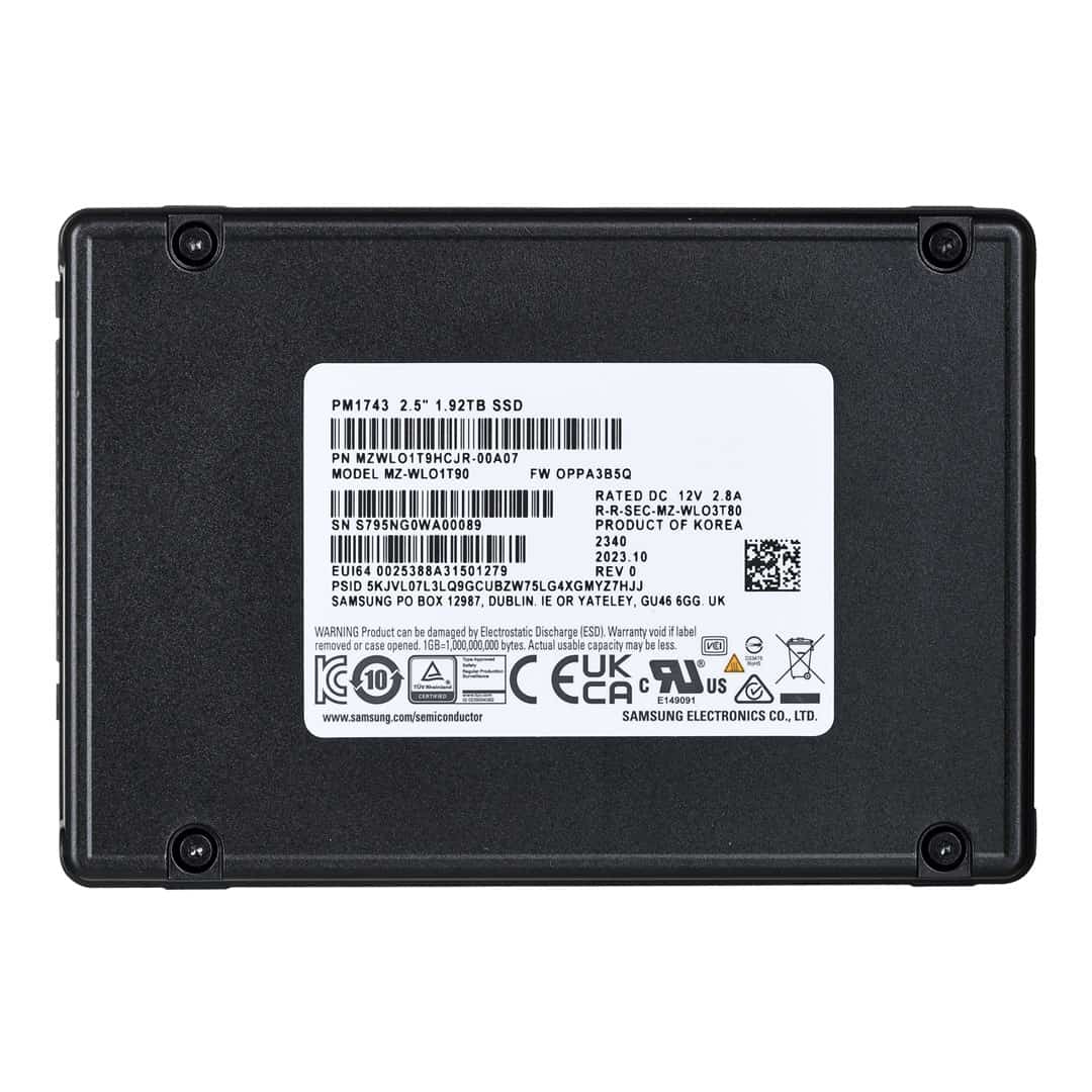 Samsung PM1743 SSD U.2