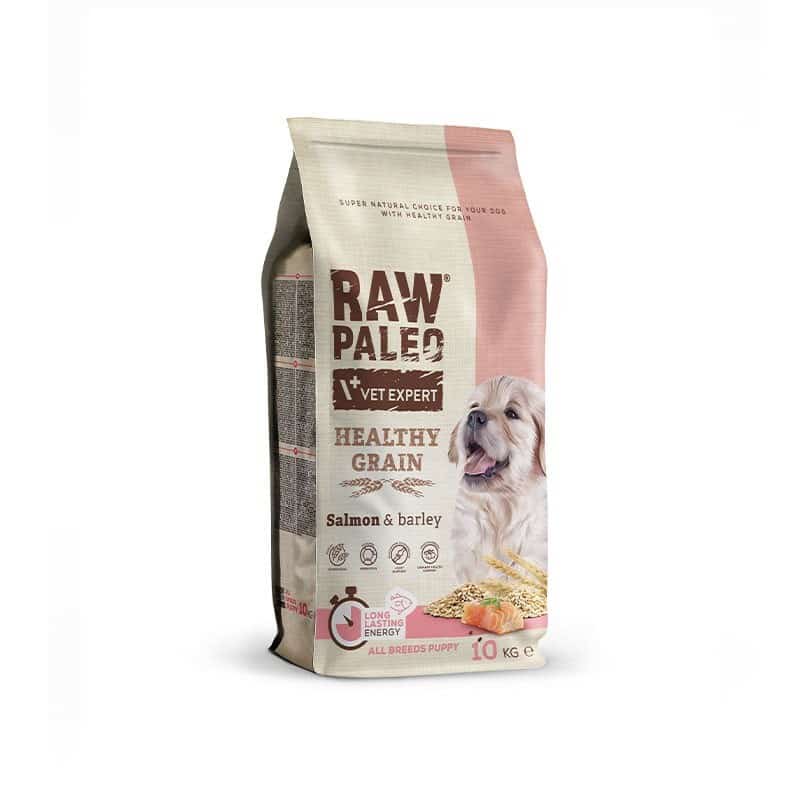 VetExpert Raw Paleo Healthy Grain Salmon&Barley Puppy - 10kg