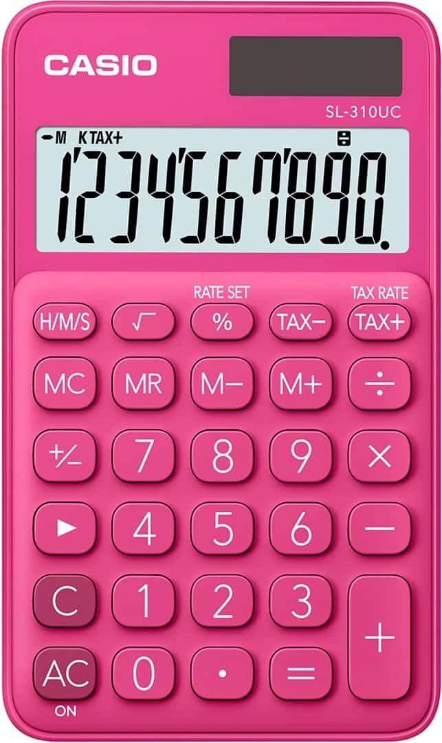 CASIO KALKULATOR SL-310UC-RD CZERWONY