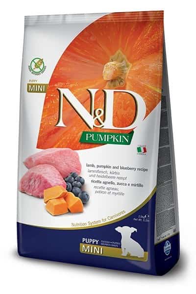 FARMINA N&D Pumpkin Lamb & Blueberry Puppy Mini 2,5 kg