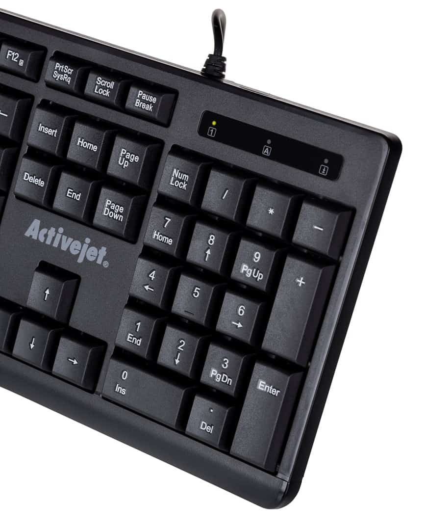 Klawiatura przewodowa USB Activejet K-3803S