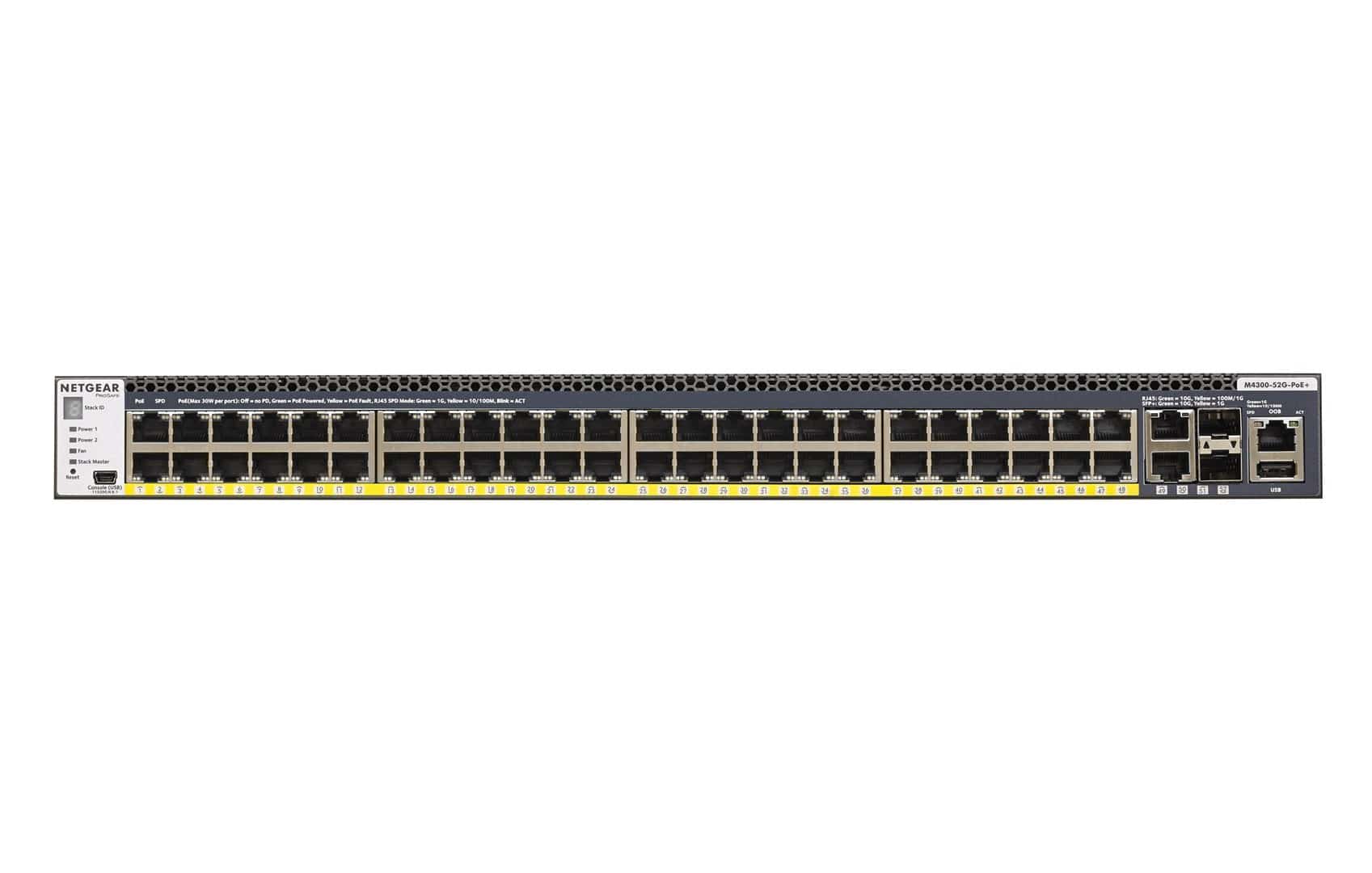 Switch Netgear GSM4352PA 52p PoE 480W Managed Gigabit