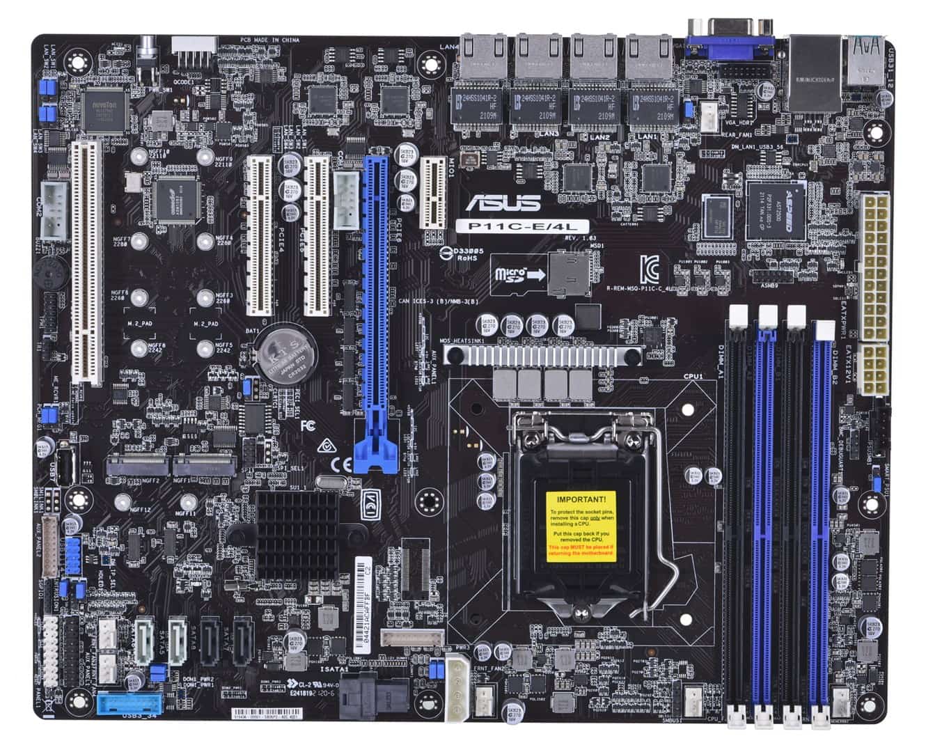 Płyta Serwerowa ASUS P11C-E/4L Xeon® E-21XXX