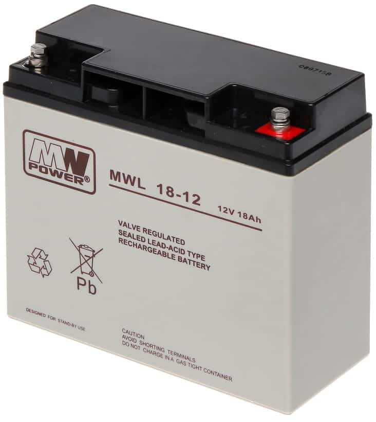 Akumulator MW Power AGM MWL 18-1212V/18Ah