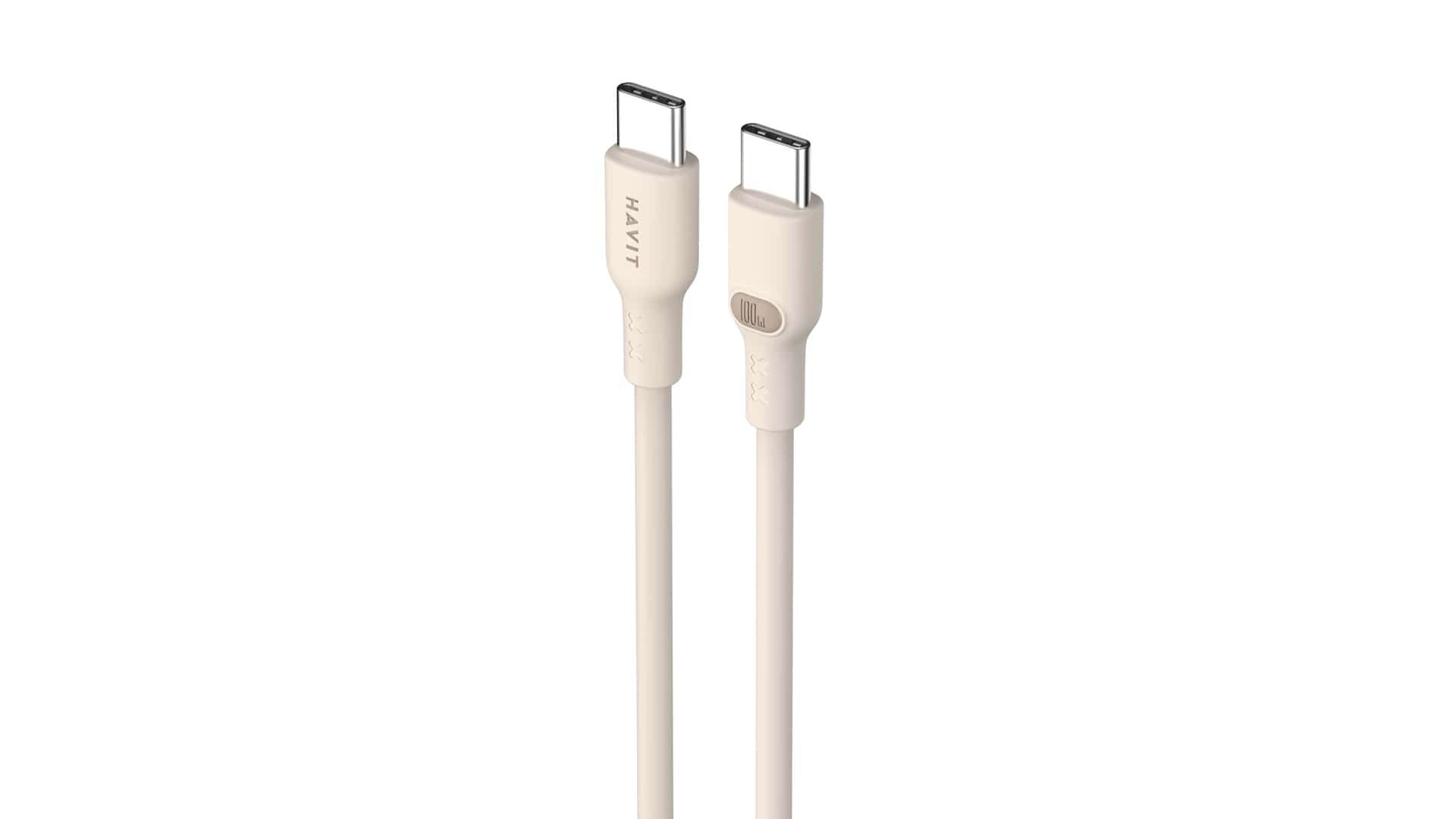 Kabel Havit Typ C CB6284 2.0m Beżowy