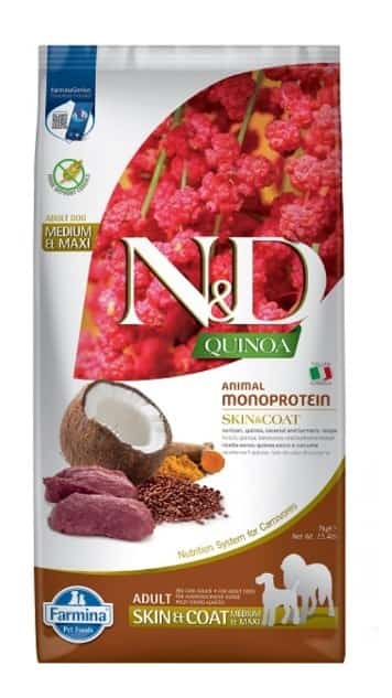 FARMINA N&D Quinoa Dog Skin&Coat Venison&Coconut 7kg