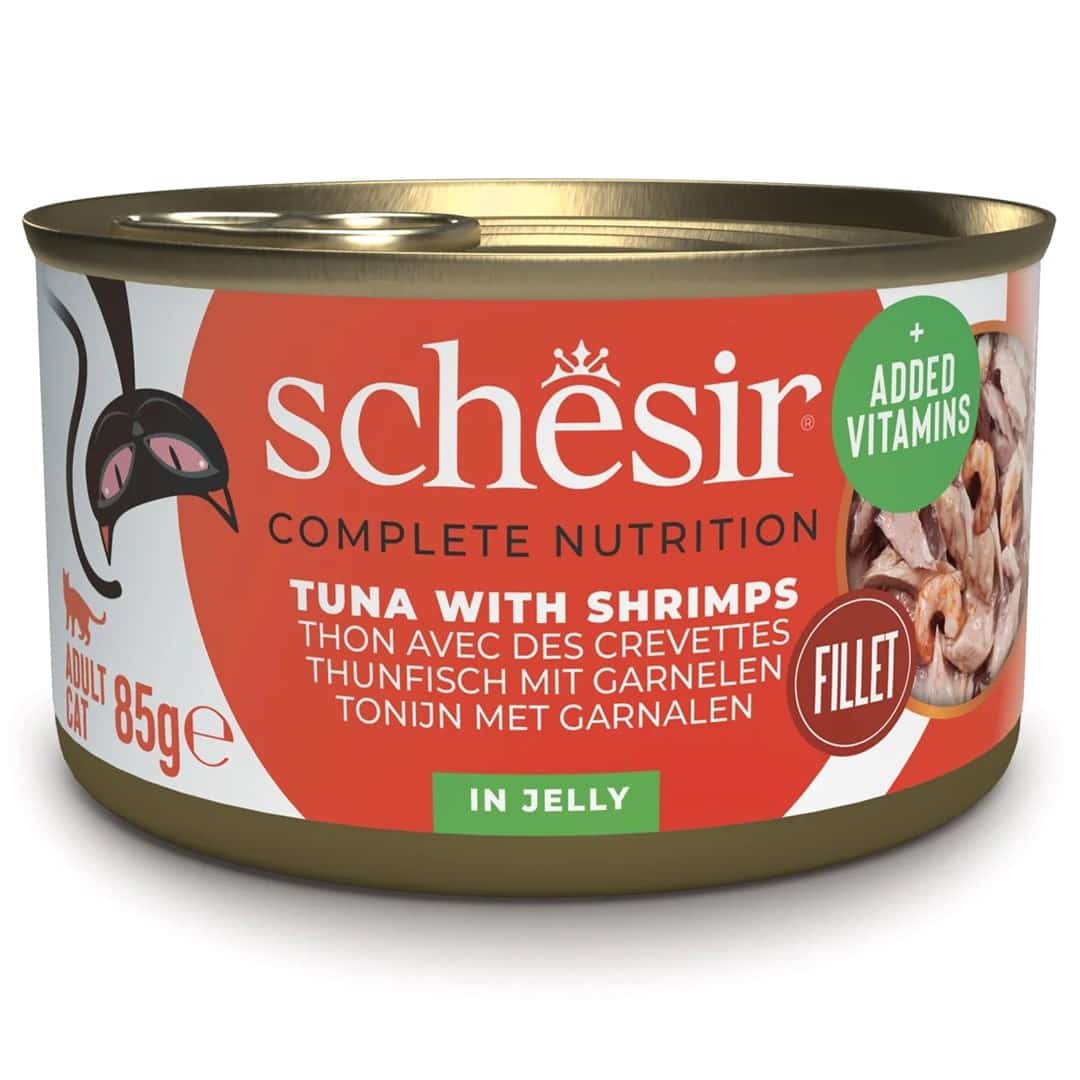 SCHESIR Adult Tuńczyk ze Krewetkami 85g