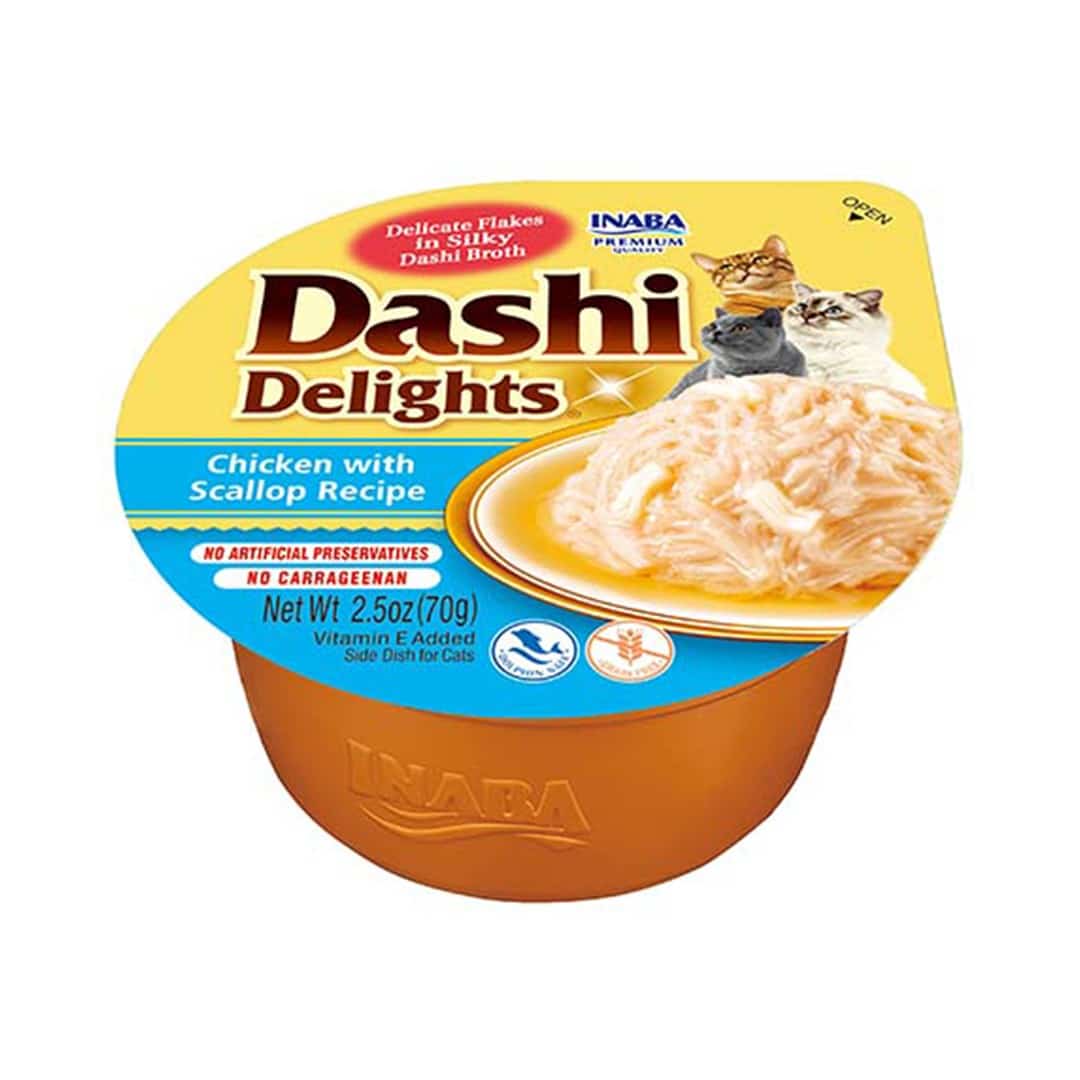 INABA DASHI DELIGHTS Kurczak Przegrzebki 70g