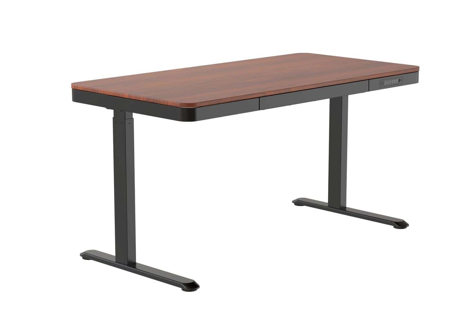 Activejet Biurko ET119W-C czarny/orzech, 140x70cm