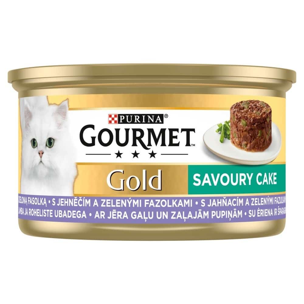 Gourmet Gold Savoury Cake 85g - Jagnięcina i Zielona Fasola