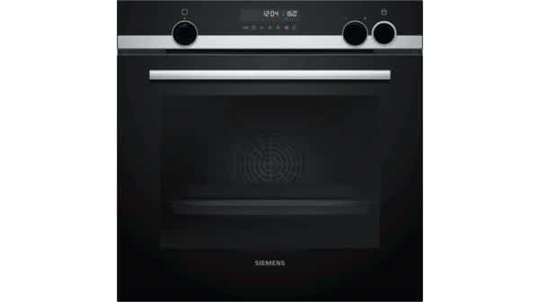 Piekarnik parowy SteamAdd SIEMENS HR538ABS1 FastPreheat szybkie nagrzewanie CoolStart CookControl30 programy automatyczne