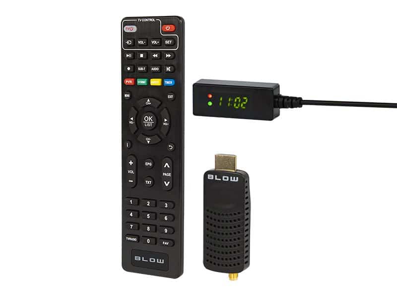 BLOW TUNER DVB-T2 7000FHD MINI H.265 Czarny