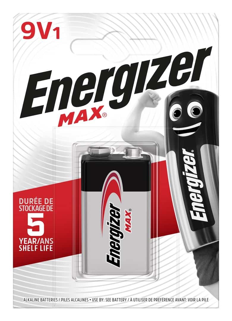 ENERGIZER BATERIA MAX 9V 6LR61, 1 szt.