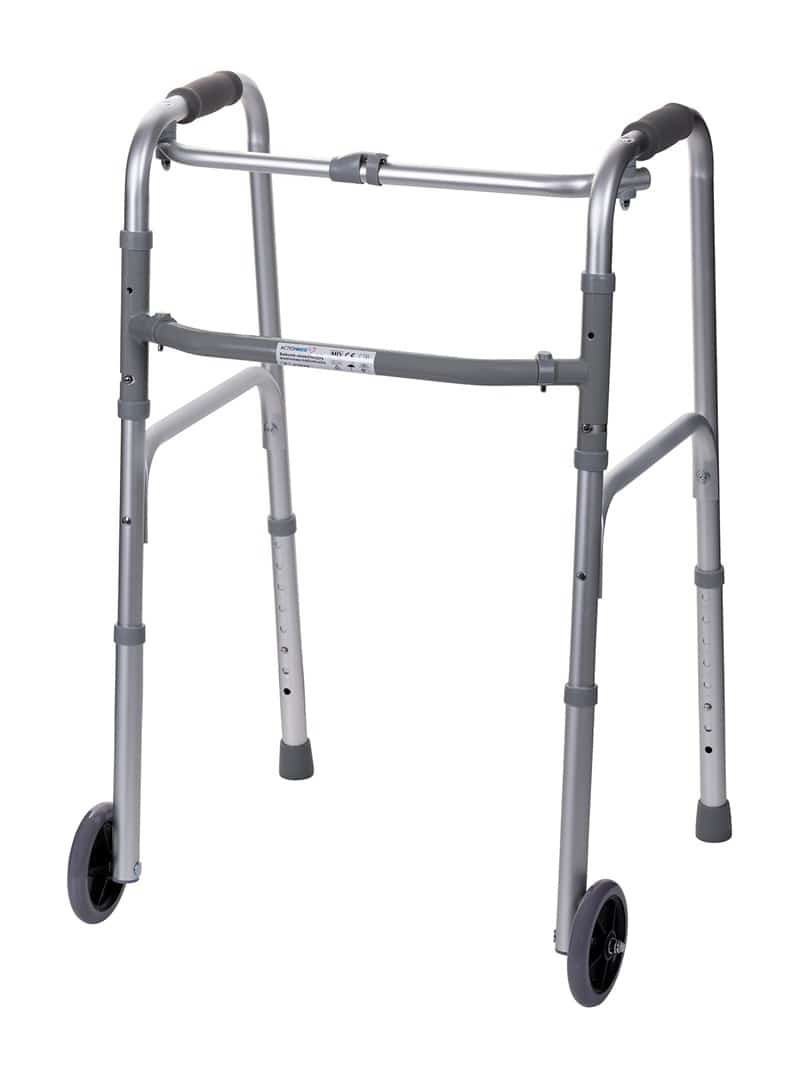 Balkonik rehabilitacyjny aluminiowy trójfunkcyjny szary