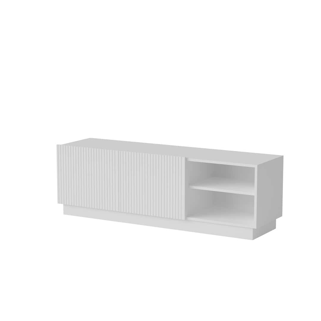 Szafka RTV LIVERTI 150x42x48 biały