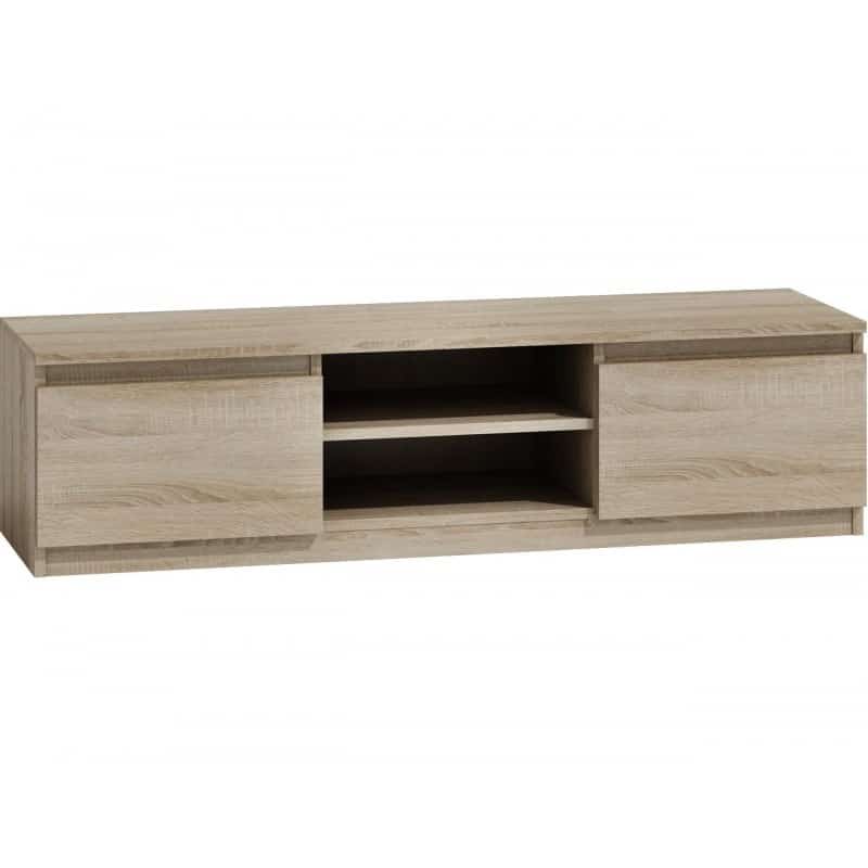Stolik RTV 140 Sonoma Mat z 2 Drzwiami