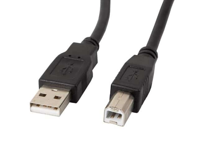 LANBERG KABEL USB-A -> USB-B 0.5M CZARNY