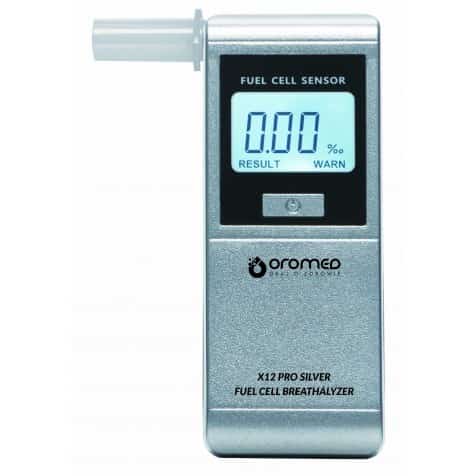 Alkomat OroMed X12 PRO SILVER - Bezdotykowy