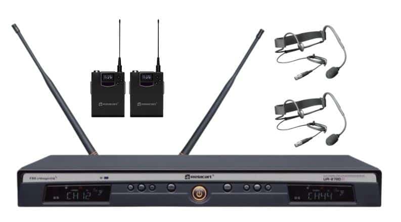 RELACART UR-270D HSAE1 - Zestaw 2 Mikrofonów Bezprzewodowych